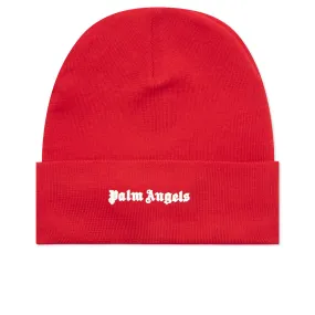 Classic Logo Beanie - Red/White